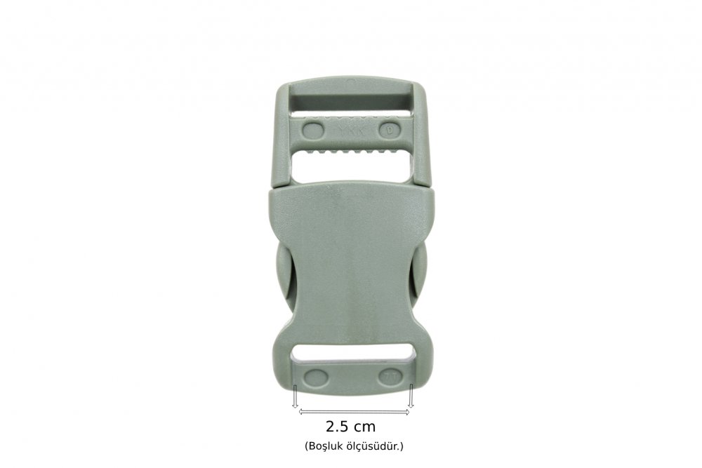 YKK kilit LB25R2 yeşil